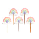 Pastel Rainbow Toppers