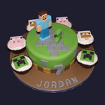 Minecraft Theme & Cupcakes