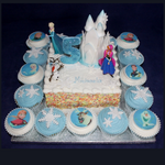 Frozen Castle & Cupcakes
