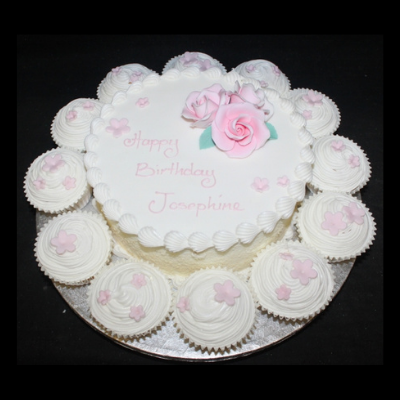 Rose Cluster & Cupcakes