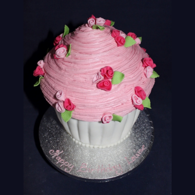 Rolled Rose Cupcake