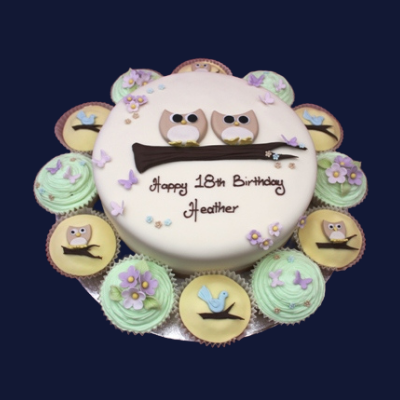 Owl Theme & Cupcakes