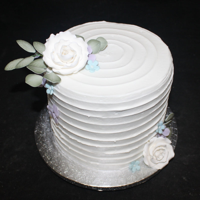 Frosting & Flower Spray GardnersBakeryLtd